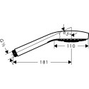 Душевая лейка Hansgrohe Croma 110 Select S Multi HS 26800400