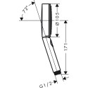 Душевая лейка Hansgrohe Pulsify 105 1jet 24121000 хром