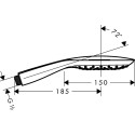 Душевая лейка Hansgrohe Raindance Select E150 3jet 26550400