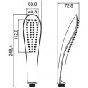 Душевая лейка IDDIS 0201F00I18