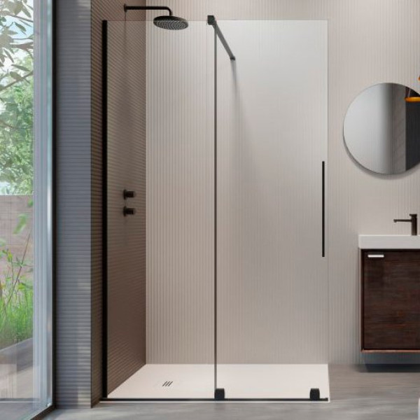 Душевая перегородка Radaway Furo Black Walk-in 120 L