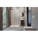 Душевая перегородка Radaway Furo Black Walk-in 120 L