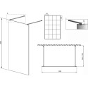 Душевая перегородка Radaway Modo New Black I Factory 150