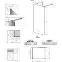 Душевая перегородка Radaway Modo New IV 110x95