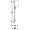 Душевая штанга Hansgrohe PuraVida 27844000