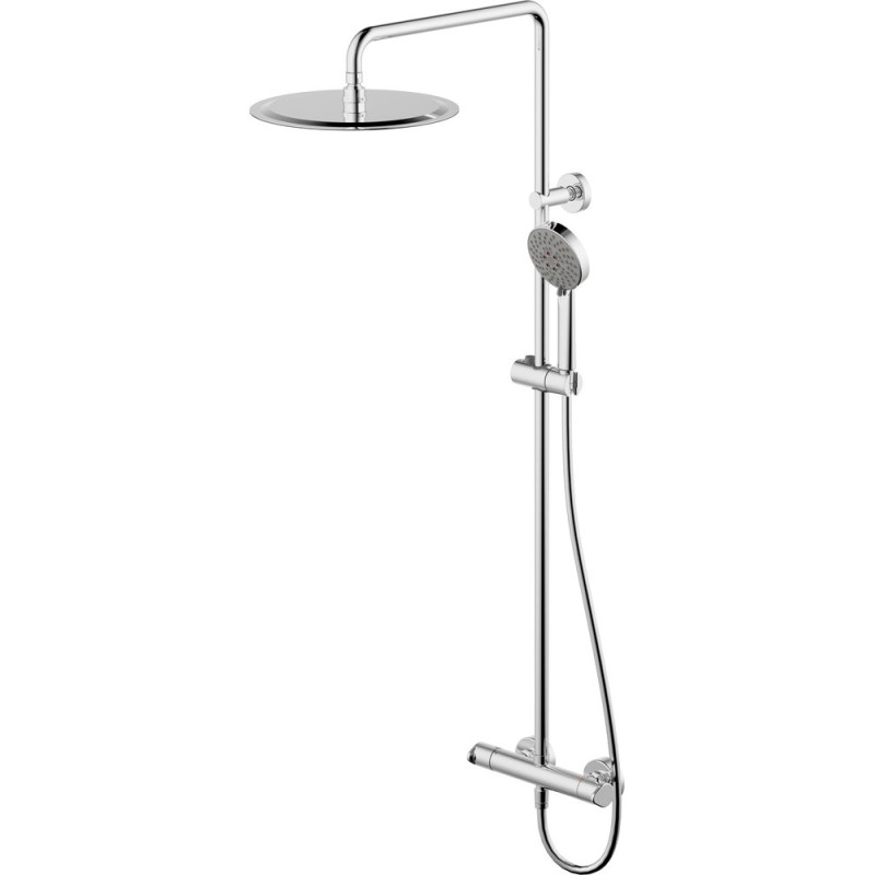 Душевая стойка Bravat Waterfall SS F939114C-A5-RUS хром