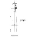 Душевая стойка D&K Potsdam DA2123701B10