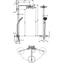 Душевая стойка Hansgrohe Raindance Select S 240 2jet 27129000 Showerpipe