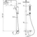 Душевая стойка Kaiser Zinger 35282