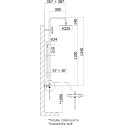 Душевая стойка Paffoni Birillo Fix ZCOL684LIQNO