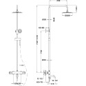 Душевая стойка TEKA Manacor 841480200