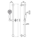 Душевой гарнитур Cezares Olimp SD 02