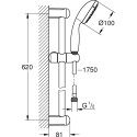 Душевой гарнитур Grohe Tempesta New 27598001