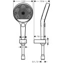 Душевой гарнитур Hansgrohe Rainfinity 26852000