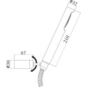 Душевой гарнитур Paffoni Birillo ZDUP036ST сталь