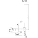 Душевой гарнитур Paffoni Premium ZDUP095CR