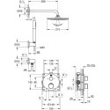 Душевой комплект Grohe Grohtherm 34732000 С ВНУТРЕННЕЙ ЧАСТЬЮ, с термостатом