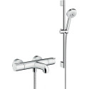 Душевой комплект Hansgrohe Ecostat 1001 CL ВМ 13201000 термостат + душевой гарнитур