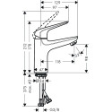 Душевой комплект Hansgrohe Novus 71031000 + Novus 71040000 + душевой гарнитур Croma Select E Vario 26582400