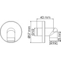 Душевой комплект Wasserkraft Dill 6151 смеситель + душевой гарнитур + шланговое подключение