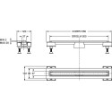 Душевой лоток Bonomini Canalissima 6825WX50SWZ 50 см