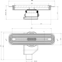 Душевой лоток Pestan Confluo Slim Line 450 с решеткой