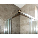 Душевой уголок GuteWetter Guwer GK-664S 80x80 см стекло бесцветное, профиль хром