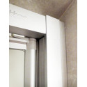 Душевой уголок GuteWetter Practic Rectan GK-402 правая 110x80 см стекло бесцветное, профиль матовый хром