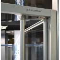 Душевой уголок GuteWetter Practic Rectan GK-404 правая 110x80 см стекло бесцветное, профиль матовый хром