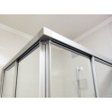 Душевой уголок GuteWetter Practic Square GK-422 120x120 см стекло бесцветное, профиль матовый хром