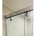 Душевой уголок GuteWetter Slide Rectan GK-864 правая 85x80 см стекло бесцветное, профиль хром
