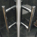 Душевой уголок GuteWetter Slide Square GK-864 85x85 см стекло бесцветное, профиль хром