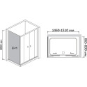 Душевой уголок RGW Classic CL-43 (1460-1510)x900