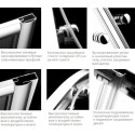 Душевой уголок Radaway Classic A 90x185 прозрачное стекло