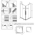 Душевой уголок Radaway Furo KDD 120х110