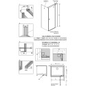 Душевой уголок Radaway Nes KDJ II 100x90 R