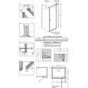 Душевой уголок Radaway Nes KDJ II 120x70 R