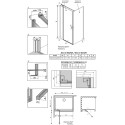 Душевой уголок Radaway Nes KDJ II 90x75 L