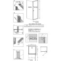 Душевой уголок Radaway Nes KDJ I 100x100 R