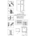 Душевой уголок Radaway Nes KDJ I 100x70 R