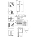 Душевой уголок Radaway Nes KDJ I 80x75 L