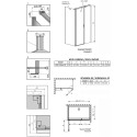 Душевой уголок Radaway Nes KDS II 90x90 R