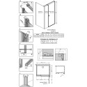 Душевой уголок Radaway Nes KDS I 100x100 R