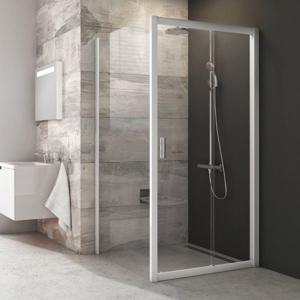 Душевой уголок Ravak BLDP2 100х100, Transparent, профиль белый
