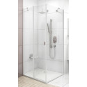 Душевой уголок Ravak CRV2-80+CPS-80 Transparent, профиль белый