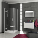 Душевой уголок Ravak SMSD2 90х90 B L Transparent, профиль хром