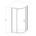 Душевой уголок Royal Bath HKV RB HKV90-C-CH 90x90