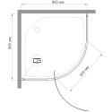 Душевой уголок Royal Bath HKV RB HKV90-C-CH 90x90