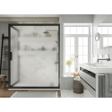 Душевой уголок STWORKI Эстерсунд DE019R80110200 110x80 см профиль черный матовый, стекло матовое