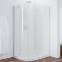 Душевой уголок Vegas Glass AFS-F 120*90 01 01 R профиль белый, стекло прозрачное